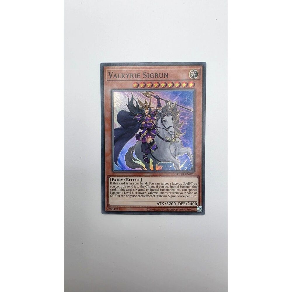 Yu-Gi-Oh Valkyrie Sigrun TOCH-EN023 Super Rare 1st Edition